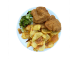Bécsi szelet (sertés) chips burgonyával